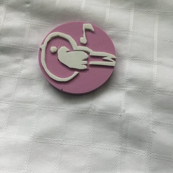 Two sides hand made rubber stamp - Picture 1 of 4